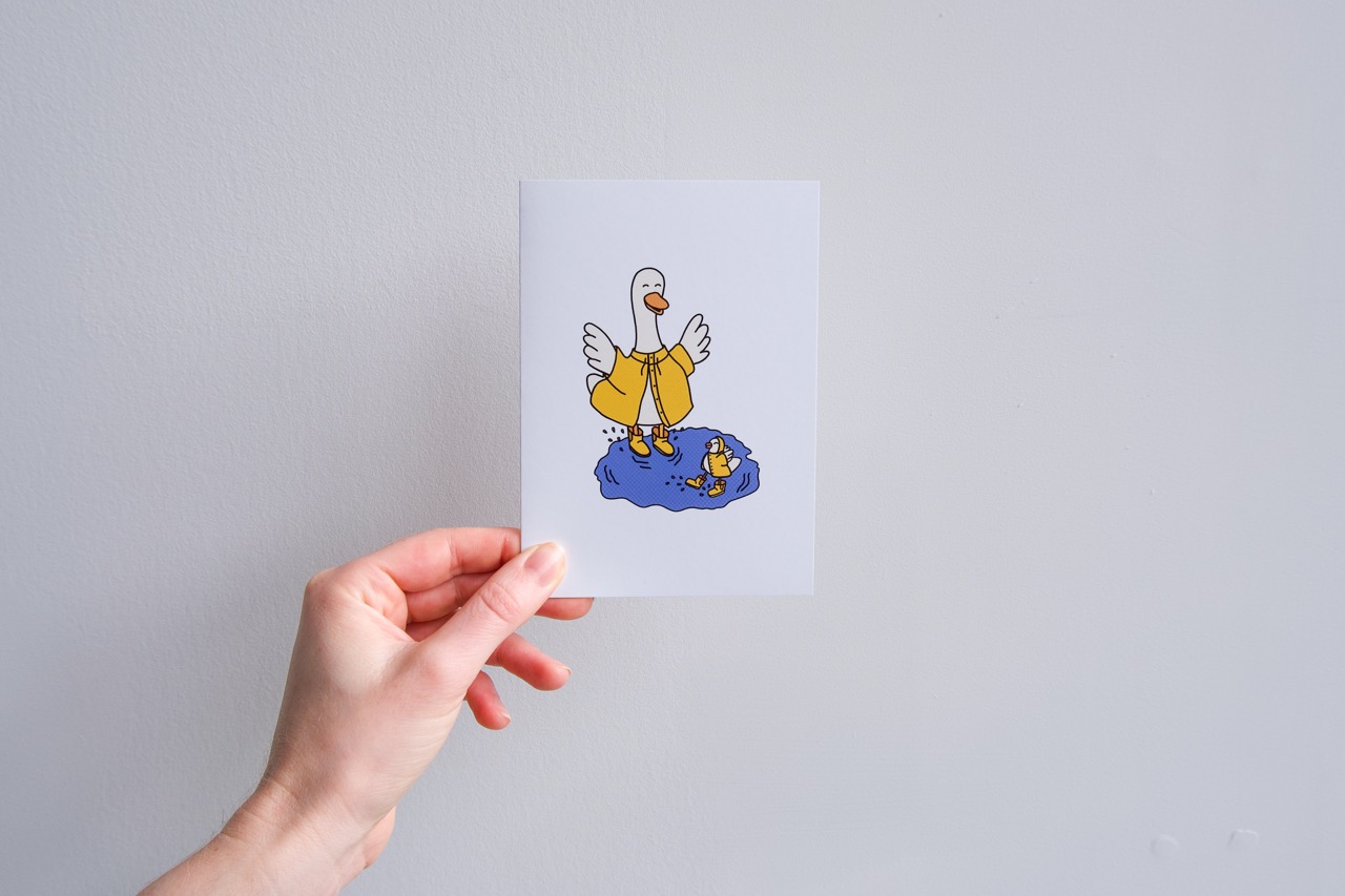 Splashing Honks held in hand