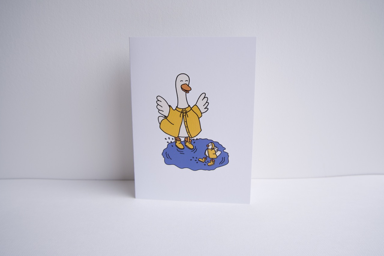 Splashing Honks standing